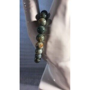 Ocean Jasper Beaded Stretch Bracelet